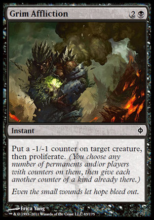 Grim Affliction (New Phyrexia) Near Mint