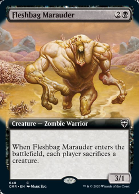Fleshbag Marauder (Extended Art) (Commander Legends) Near Mint