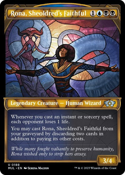 Rona, Sheoldred's Faithful (Halo Foil) (March of the Machine: Multiverse Legends) Near Mint