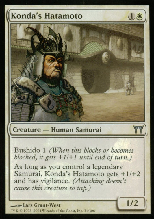 Konda's Hatamoto (Champions of Kamigawa) Near Mint