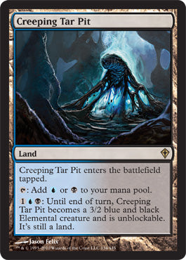 Creeping Tar Pit (Worldwake) Near Mint