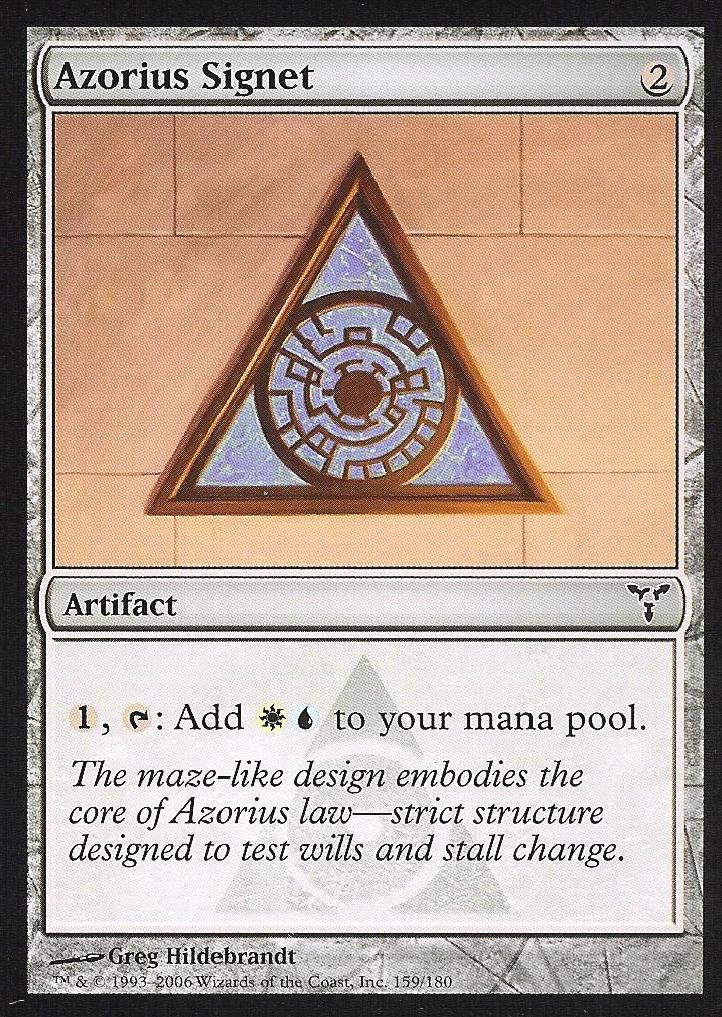 Azorius Signet (Dissension) Near Mint Foil