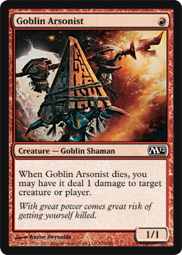 Goblin Arsonist (Magic 2012 Core Set) Light Play