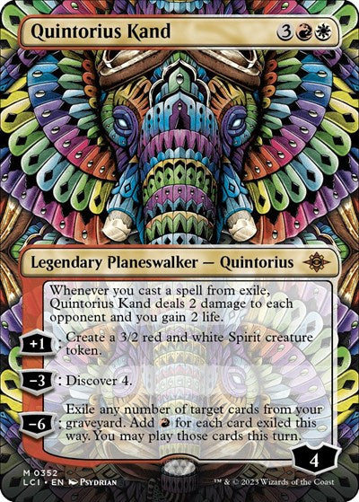 Quintorius Kand (0352) (Borderless) (The Lost Caverns of Ixalan) Near Mint Foil