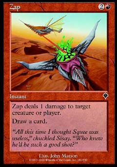 Zap (Invasion) Near Mint Foil