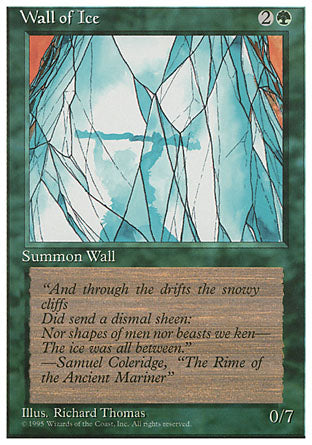 Wall of Ice (4th Edition) Light Play