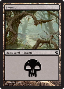 Swamp (241) (Theros) Near Mint Foil