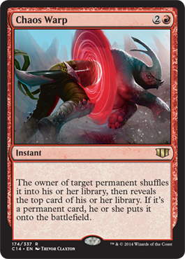 Chaos Warp (Commander 2014 Edition) Near Mint