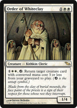 Order of Whiteclay (Shadowmoor) Near Mint Foil