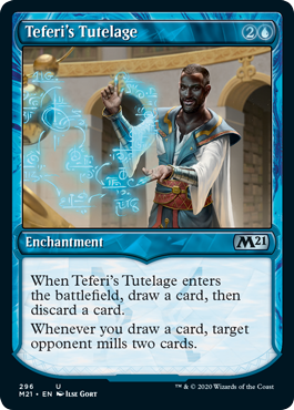 Teferi's Tutelage (Showcase) (Magic 2021 Core Set) Near Mint Foil