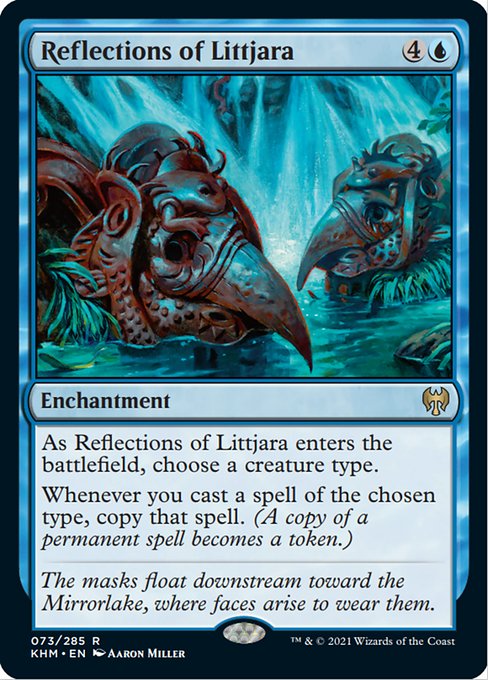 Reflections of Littjara (Kaldheim) Near Mint Foil
