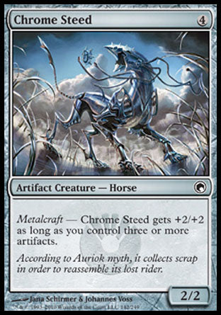 Chrome Steed (Scars of Mirrodin) Near Mint Foil