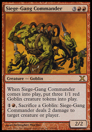 Siege-Gang Commander (10th Edition) Near Mint