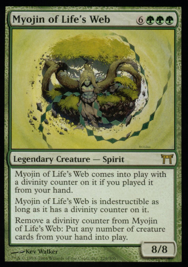 Myojin of Life's Web (Champions of Kamigawa) Near Mint Foil