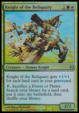 Knight of the Reliquary (Duel Decks: Knights vs Dragons) Near Mint Foil