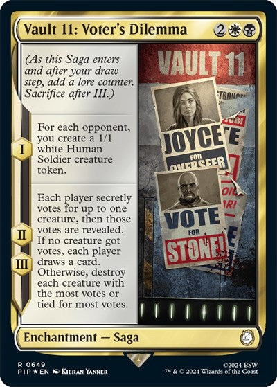 Vault 11: Voter's Dilemma (Surge Foil) (Universes Beyond: Fallout) Near Mint