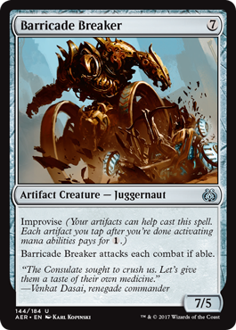 Barricade Breaker (Aether Revolt) Near Mint Foil