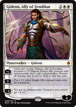 Gideon, Ally of Zendikar (Battle for Zendikar) Near Mint Foil