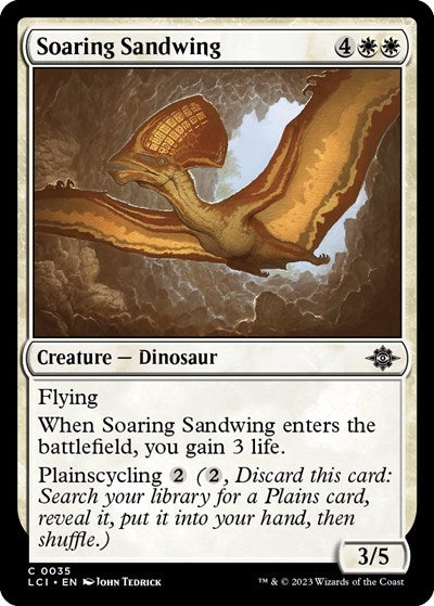 Soaring Sandwing (The Lost Caverns of Ixalan) Near Mint Foil