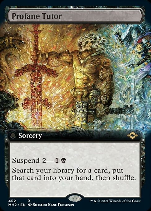 Profane Tutor (Extended Art) (Modern Horizons 2) Near Mint