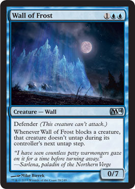 Wall of Frost (Magic 2014 Core Set) Near Mint Foil