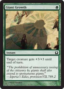 Giant Growth (Return to Ravnica) Near Mint Foil