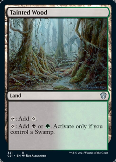 Tainted Wood (Commander 2021 Strixhaven) Near Mint