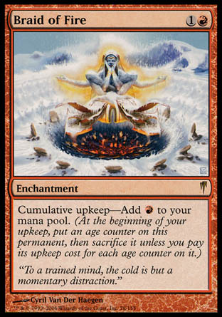 Braid of Fire (Coldsnap) Near Mint Foil
