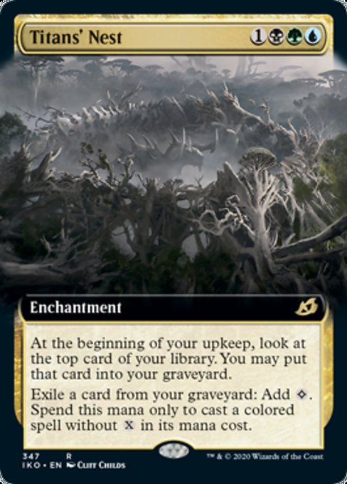 Titans Nest (Extended Art) (Ikoria: Lair of Behemoths) Near Mint