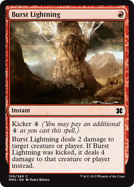 Burst Lightning (Modern Masters 2015) Near Mint Foil