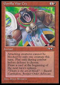 Gorilla War Cry (2) (Alliances) Light Play