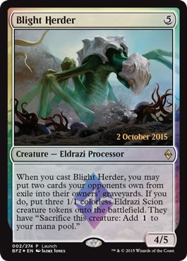 Blight Herder (Release Day) (Promotional Cards) Near Mint Foil