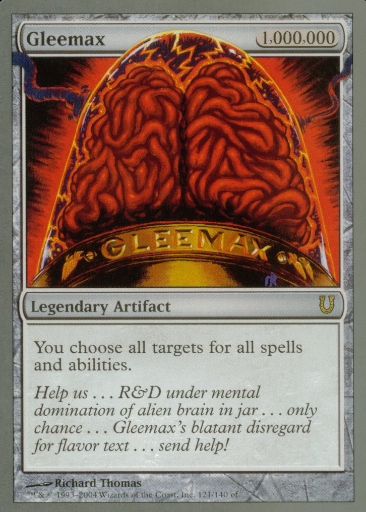 Gleemax (Unhinged) Near Mint Foil
