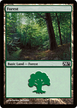 Forest (247) (Magic 2013 Core Set) Near Mint Foil