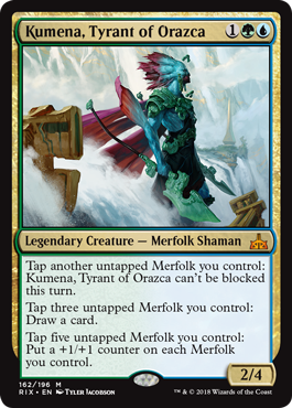 Kumena, Tyrant of Orazca (Rivals of Ixalan) Near Mint