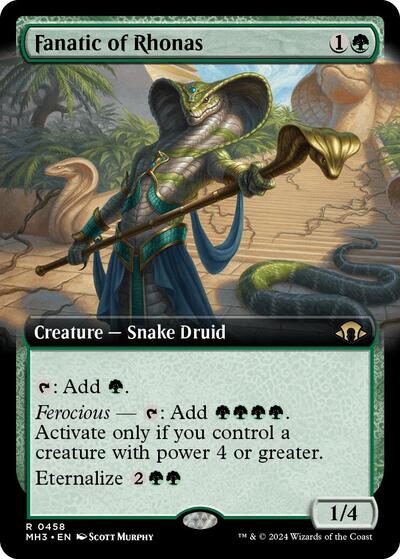Fanatic of Rhonas (Extended Art) (Modern Horizons 3) Near Mint