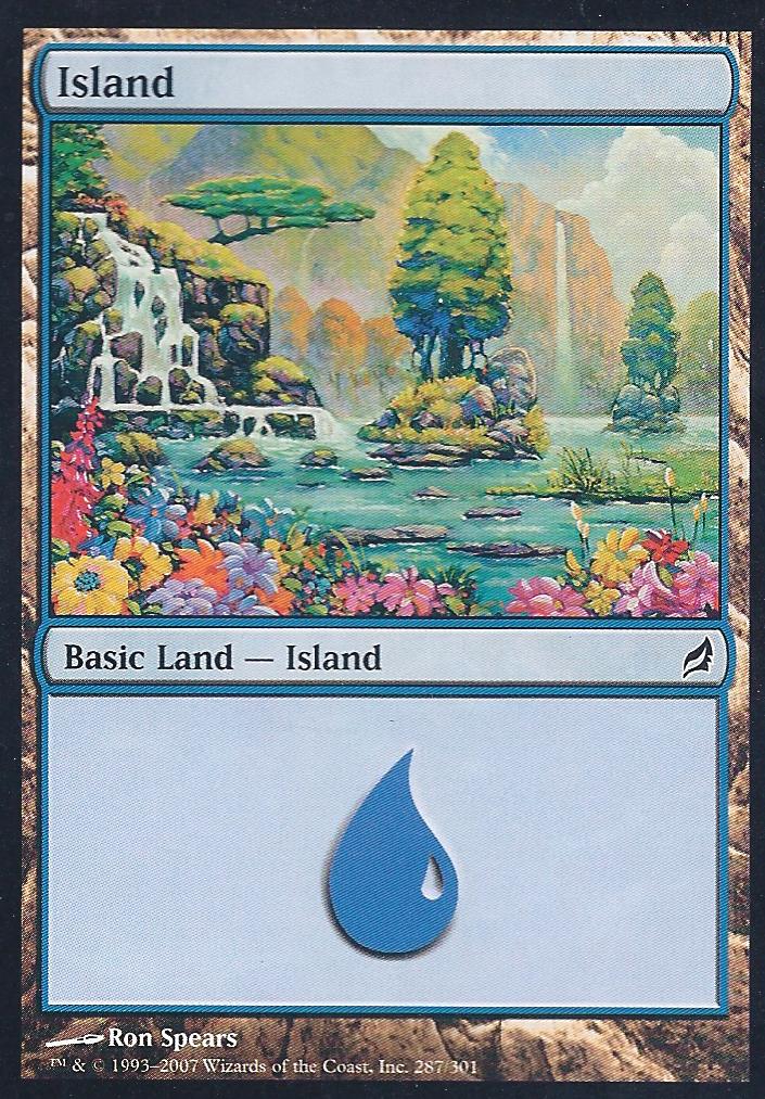 Island (287) (Lorwyn) Near Mint Italian