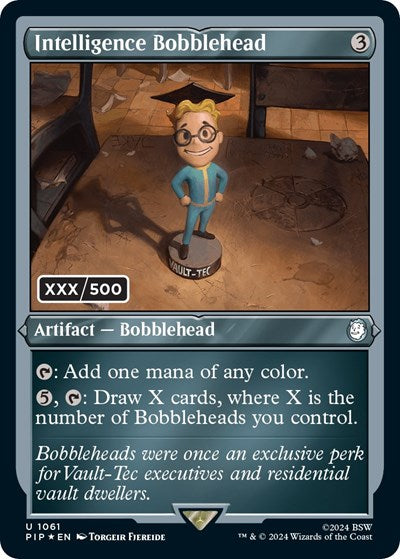 Intelligence Bobblehead (Serial Numbered) (Universes Beyond: Fallout) Near Mint