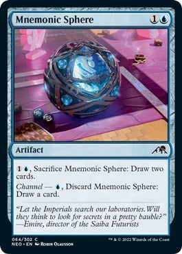Mnemonic Sphere (Kamigawa: Neon Dynasty) Near Mint
