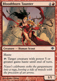 Bloodthorn Taunter (Shards of Alara) Near Mint Foil