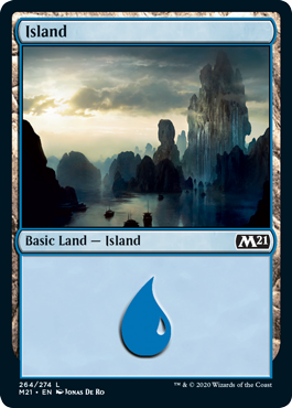 Island (264) (Magic 2021 Core Set) Near Mint
