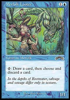Merfolk Looter (Exodus) Near Mint