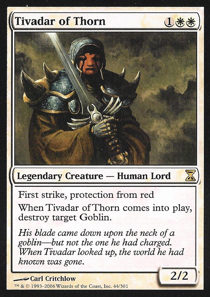 Tivadar of Thorn (Time Spiral) Light Play
