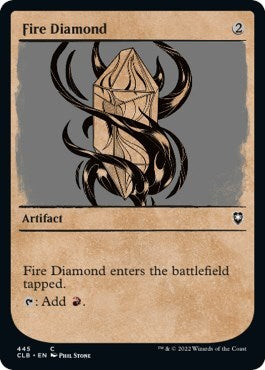 Fire Diamond (Showcase) (Commander Legends: Battle for Baldur's Gate) Near Mint