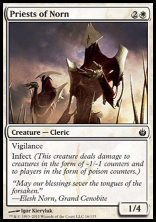 Priests of Norn (Mirrodin Besieged) Near Mint Foil