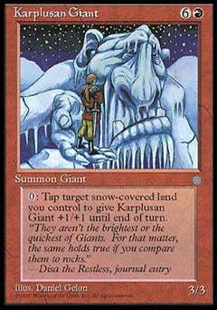 Karplusan Giant (Ice Age) Light Play