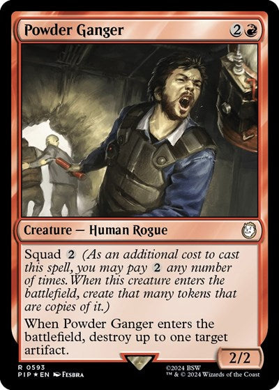 Powder Ganger (Surge Foil) (Universes Beyond: Fallout) Near Mint