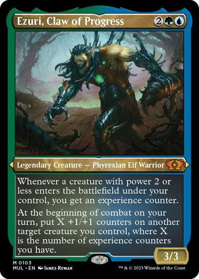 Ezuri, Claw of Progress (Foil Etched) (March of the Machine: Multiverse Legends) Near Mint