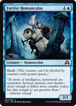 Furtive Homunculus (Shadows Over Innistrad) Near Mint Foil