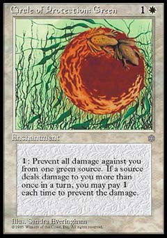 Circle of Protection: Green (Ice Age) Near Mint